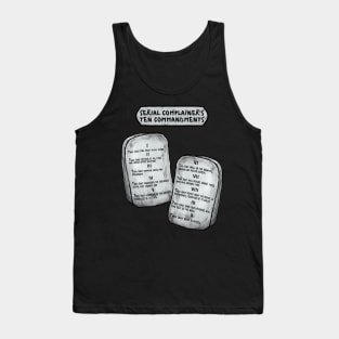 Serial Complainer's 10 Commandments Tank Top